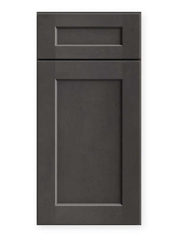 US Cabinet Depot Shaker Cinder cabinet door swatch
