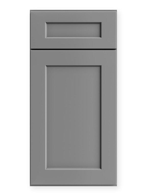 US Cabinet Depot Shaker Grey cabinet door swatch