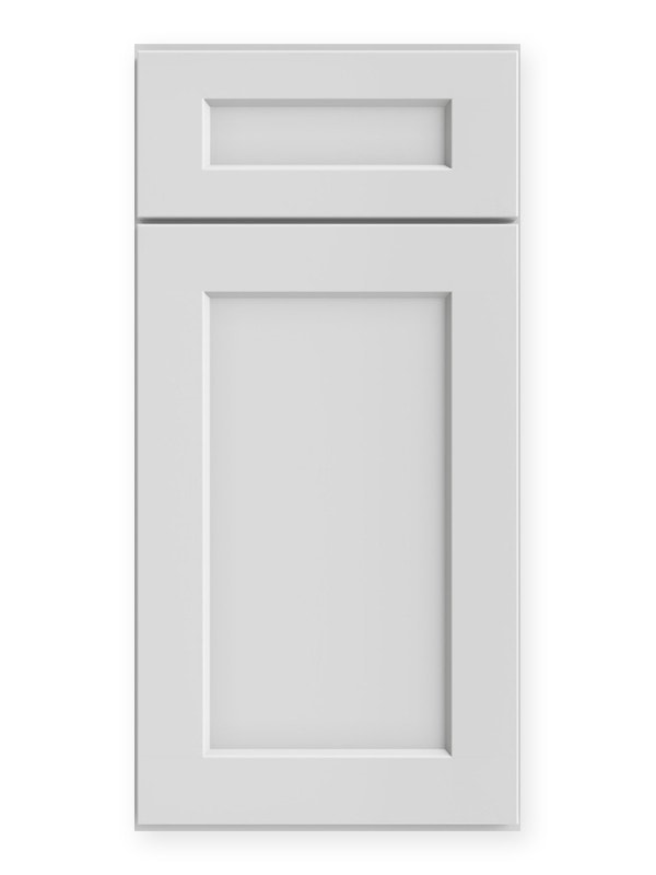 US Cabinet Depot Shaker White cabinet door swatch
